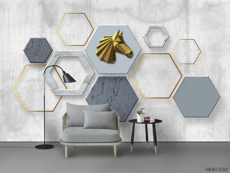 Hình học - hình lục giác - tổ ong MHH-532